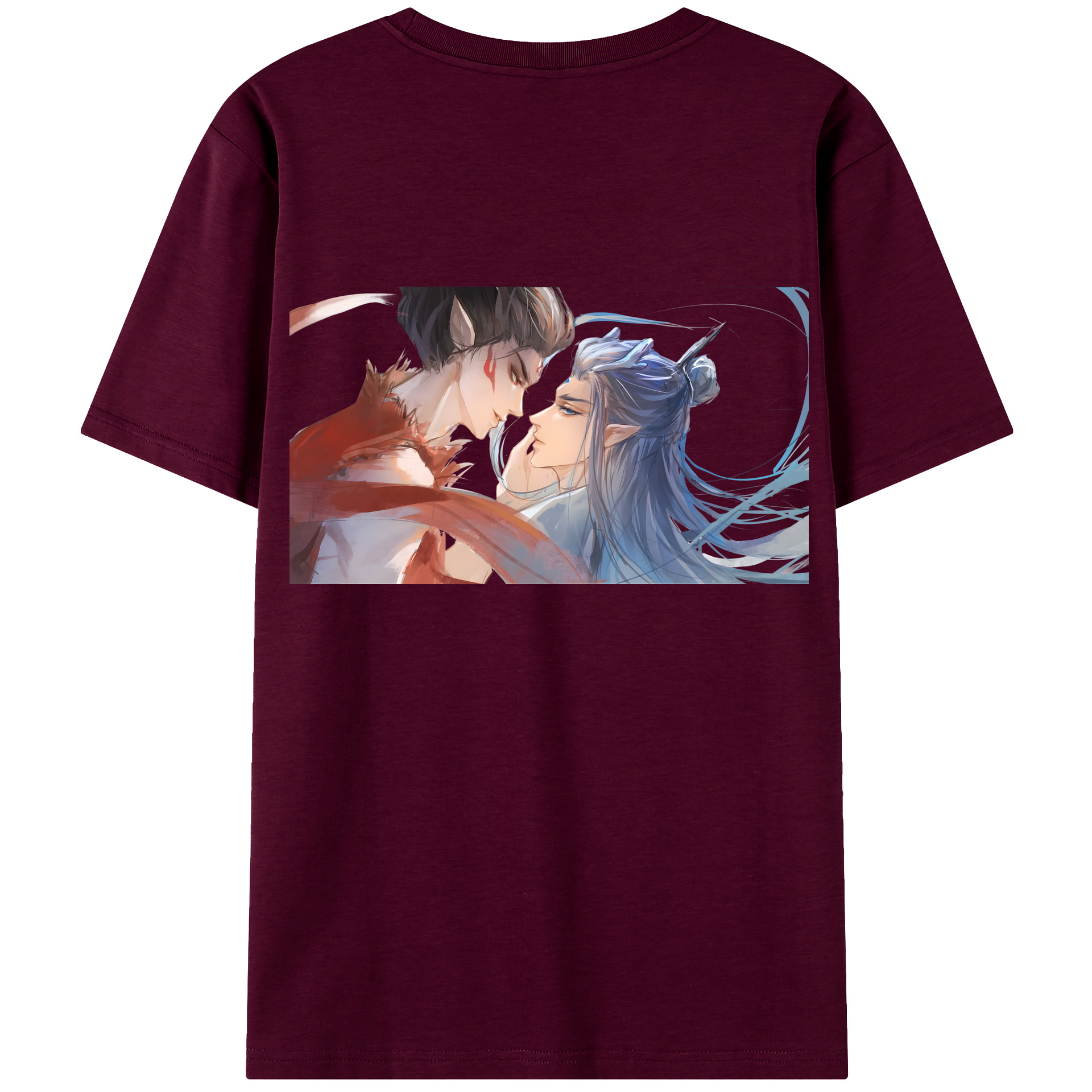 （画像用） Ne Zha 2 ナタ 魔童の大暴れ レディース半袖Tシャツ(バックプリント)